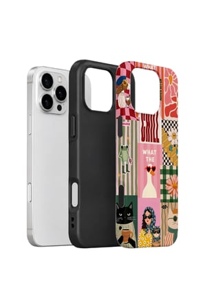 iPhone 16 Pro Valestra Çift Katmanlı Kılıf Olilia