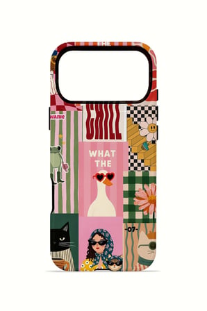 iPhone 17 Pro Valestra Çift Katmanlı Kılıf Olilia