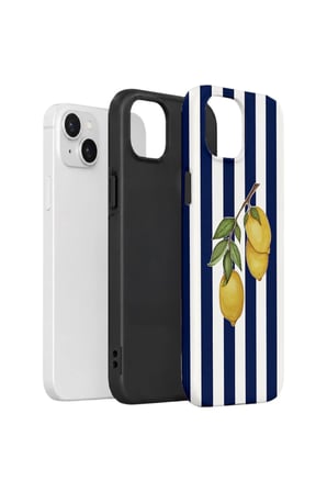 iPhone 14 Plus Valestra Çift Katmanlı Kılıf Mavris
