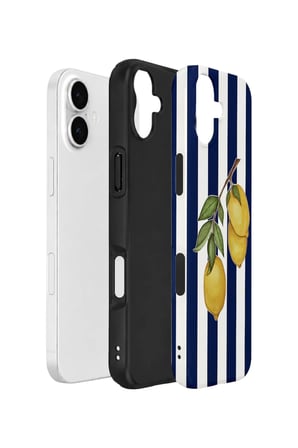 iPhone 16 Plus Valestra Çift Katmanlı Kılıf Mavris