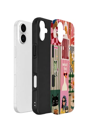 iPhone 16 Plus Valestra Çift Katmanlı Kılıf Olilia