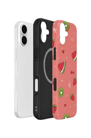 iPhone 16 Plus Valestra Çift Katmanlı MagSafe Kılıf Renluna