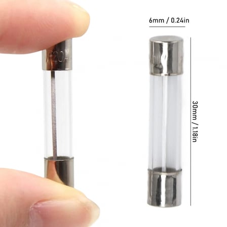 0.5A 6x30mm Cam Sigorta