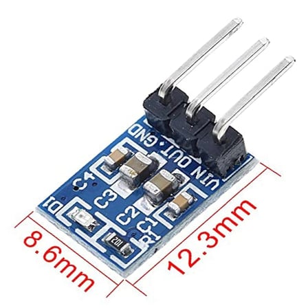 AMS1117 5V to 3.3V Step-Down Güç Kaynağı Modülü