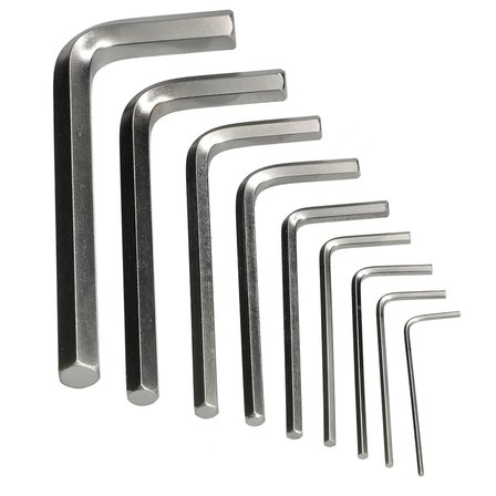 2.5mm Kısa L Alyan Anahtar - M2.5 Allen Anahtar