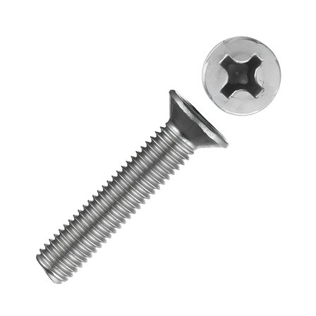 M4X12mm YHB Vida – DIN965 (Yıldız Havşa Başlı Vida) 10 Adet