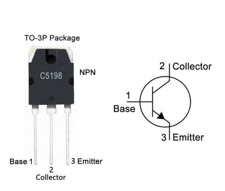 C5198 TO-3P NPN Transistör 2SC5198