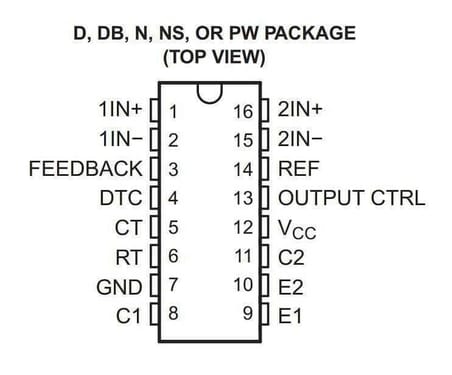 TL494 SMD SOIC-16 Entegre