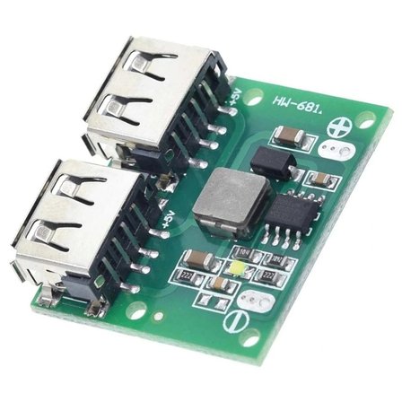 Çift USB Çıkışı 9V 12V 24V TO 5V 3A DC-DC Step Down Şarj Modülü