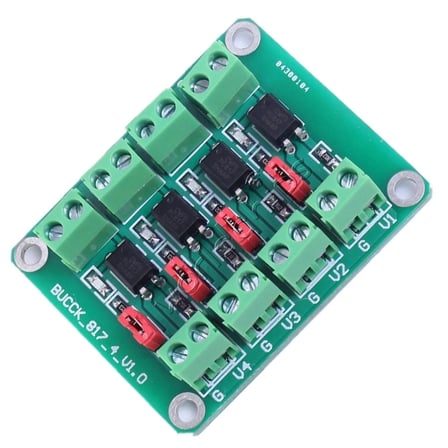 PC817 4 Kanal Optokuplör İzolasyon İçin Modül