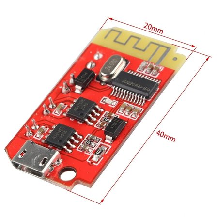 DW-CT14+ Şarj Edilebilir Bluetooth Amfi Devresi 2x5W