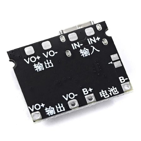 TP4056 Type-C Li-ion 18650 Pil Şarj Devresi DC-DC Voltaj Yükselticili