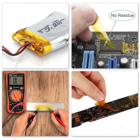 Kapton Bant 3mmx30m Yüksek Isıya Dayanıklı Yanmaz Bant