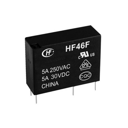 HF46F-24-HS1 24V 5A SPST-NO Kombi Rölesi
