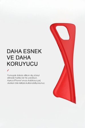 iPhone 17 Pro Max Soft Touch Lansman Silikon Kılıf Enerji Turuncusu