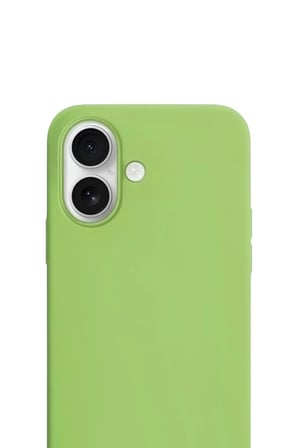 iPhone 17 Soft Touch Lansman Silikon Kılıf Fıstık Yeşili