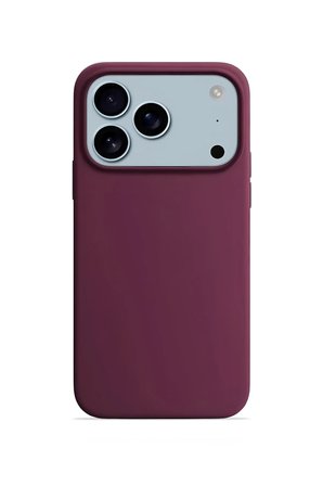 iPhone 17 Pro Max Soft Touch Lansman Silikon Kılıf Bordo