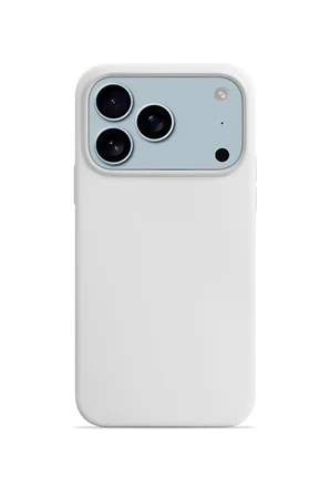 iPhone 17 Pro 6.3'' Soft Touch Lansman Silikon Kılıf İnci Beyazı