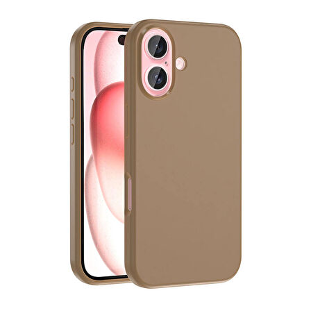 Forzacase iPhone 16 ile uyumlu Velvet Serisi İçi Kadife Magsafe Şarj Özellikli Silikon Kılıf