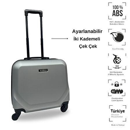 ANHELO Traveller ABS Hostes-Pilot Boy Valiz