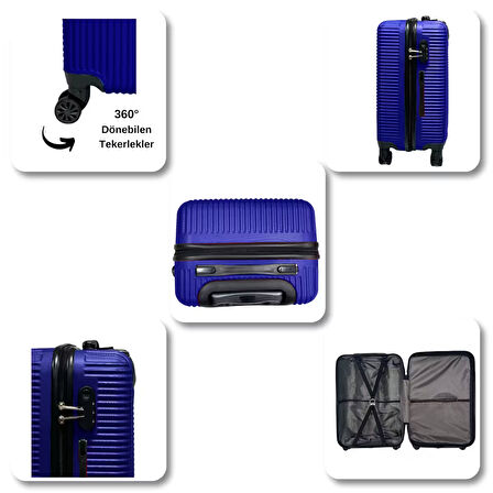 ANHELO Bowtie ABS Büyük Boy Valiz