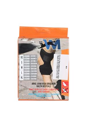  Balen Destekli Arka Ayak Kısa Dirseklik - XSmall