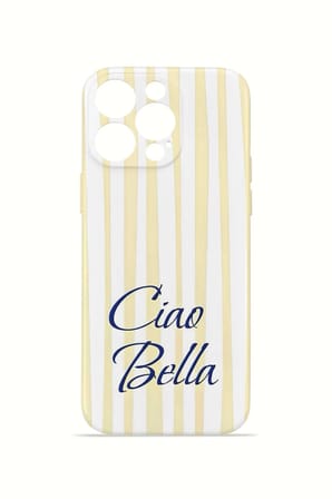 iPhone 13 Pro Vorian İnce Kamera Korumalı Mika Kılıf Ciao Bella Lemon