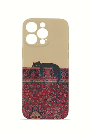 iPhone 13 Pro Max Vorian İnce Kamera Korumalı Mika Kılıf Persian Cat Lounge