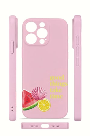 iPhone 15 Pro Vorian İnce Kamera Korumalı Mika Kılıf Good Things Fruit Corner