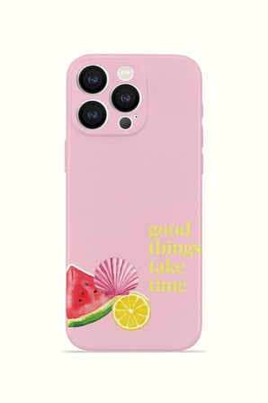 iPhone 15 Pro Vorian İnce Kamera Korumalı Mika Kılıf Good Things Fruit Corner