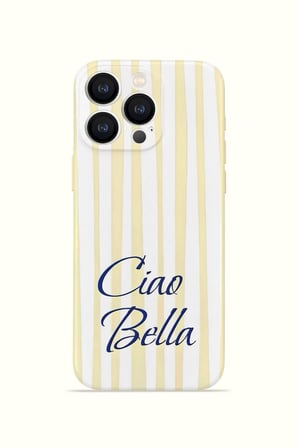 iPhone 15 Pro Max Vorian İnce Kamera Korumalı Mika Kılıf Ciao Bella Lemon