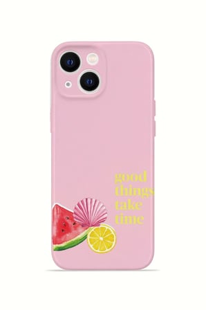 iPhone 15 Plus Vorian İnce Kamera Korumalı Mika Kılıf Good Things Fruit Corner