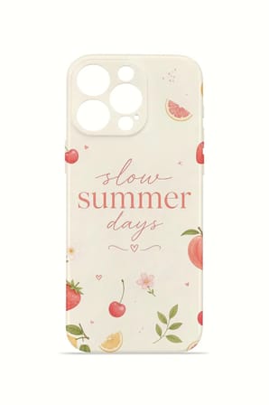 iPhone 16 Pro Max Vorian İnce Kamera Korumalı Mika Kılıf Slow Summer Days