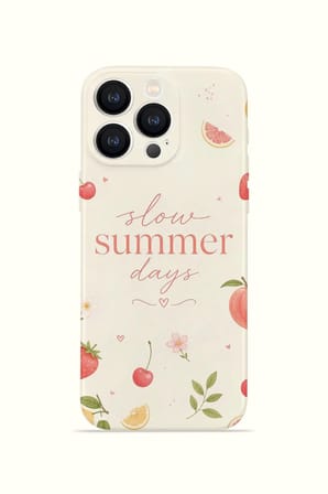 iPhone 16 Pro Max Vorian İnce Kamera Korumalı Mika Kılıf Slow Summer Days