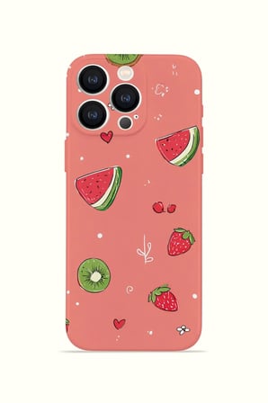 iPhone 16 Pro Max Vorian İnce Kamera Korumalı Mika Kılıf Summer Fruit Crush