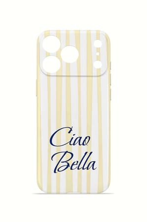 iPhone 17 Pro Max Vorian İnce Kamera Korumalı Mika Kılıf Ciao Bella Lemon