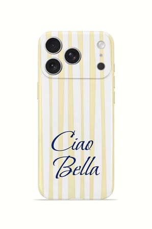 iPhone 17 Pro Max Vorian İnce Kamera Korumalı Mika Kılıf Ciao Bella Lemon