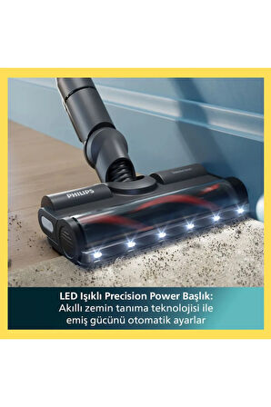 PowerCyclone 11  Islak/Kuru Sarjlı Süpürge Led Başlıklı Yeşil