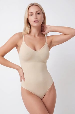 Özel Üretim Kombin Elbise Altı Tamamlayıcı Kadın İnceltici Toparlayıcı Çıtçıtlı Body Zıbın Korse Ten