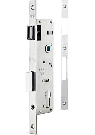 Kale 153P Kale Silindirli Gömme Kilit (Dar Tip), Pvc Kapılar Için 35MM