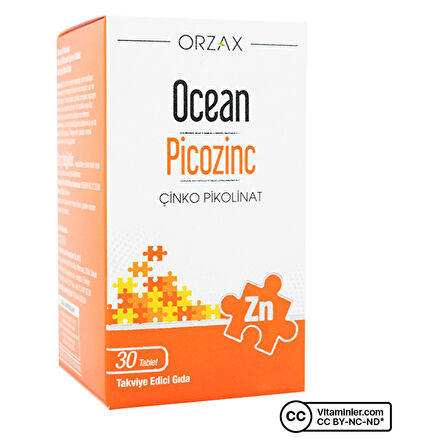 Ocean Picozinc Çinko Pikolinat 30 Tablet