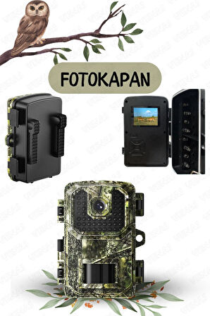  2K ULTRA HD PIR SENSÖRLÜ FOTOGRAF VE VİDEO ÇEKİM FOTOKAPAN
