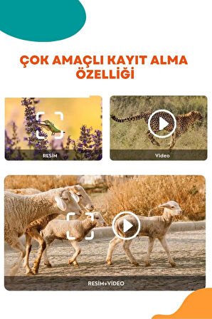  2K ULTRA HD PIR SENSÖRLÜ FOTOGRAF VE VİDEO ÇEKİM FOTOKAPAN