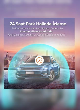 1080P Full HD 3 Kameralı Hafıza kartına kayıtlı Hareket algılamalı araç kamerası