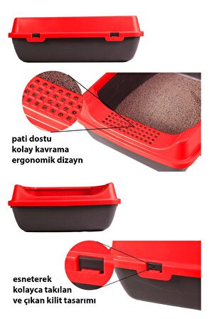 Açık Kedi Tuvaleti ve Kum Toplayıcı Kedi Paspası  - PA5