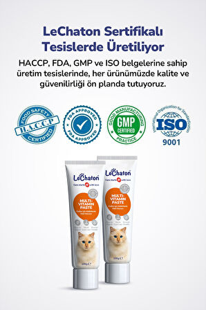 Kedi Multivitamin Malt Macunu - Taurinli Biyotin Kedi Maltı Tüy Yumak Önleyici Anti-hairball 2X100gr