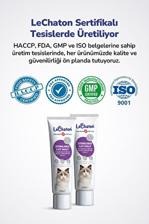 Kısırlaştırılmış Kedilere Özel Multivitaminli Malt Macun - Sterile Kısır Kedi Maltı 2x 100 Gr