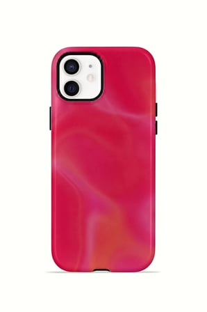 iPhone 12 Vorian Çift Katmanlı Kılıf Hot Pink Melt