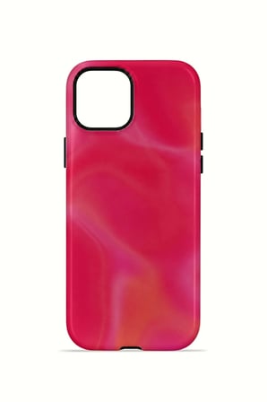 iPhone 12 Vorian Çift Katmanlı Kılıf Hot Pink Melt
