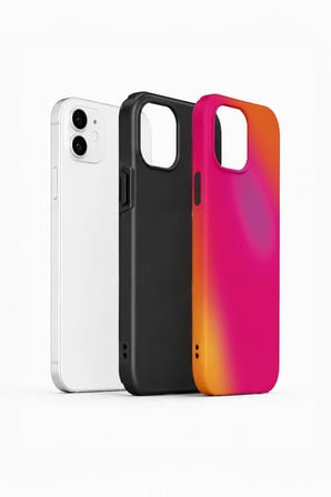 iPhone 12 Vorian Çift Katmanlı Kılıf Neon Sunset Aura